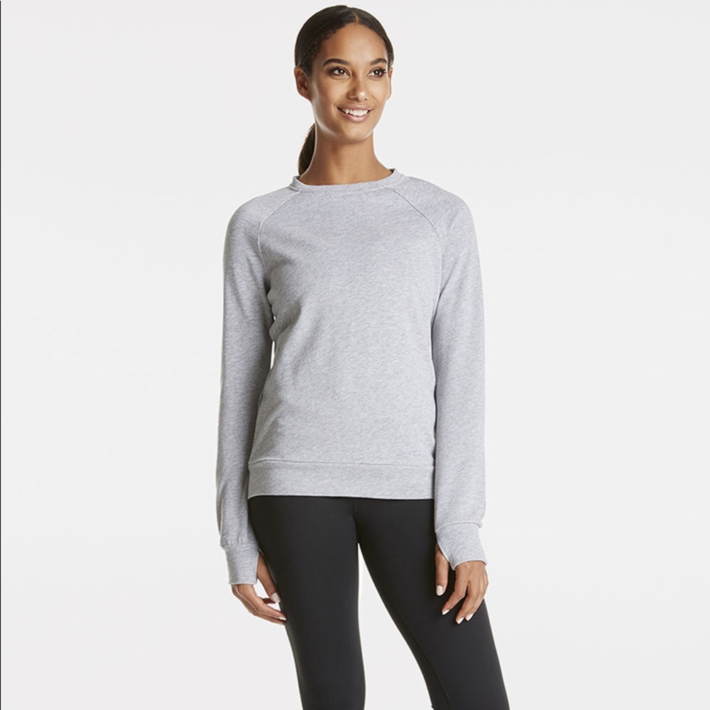 Fabletics Ginger Pullover In Heather Gray - image 2